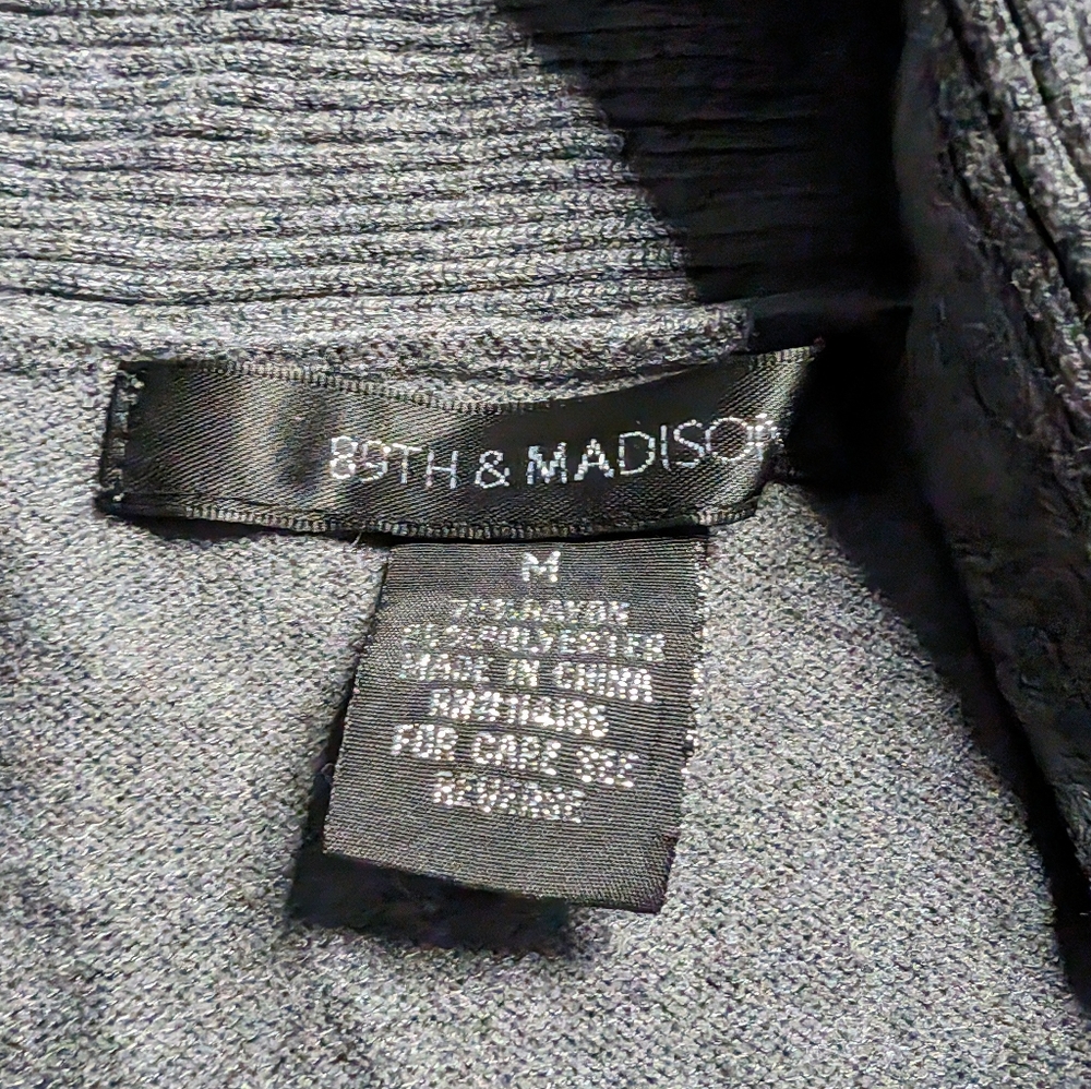 89 & Madison gray cardigan